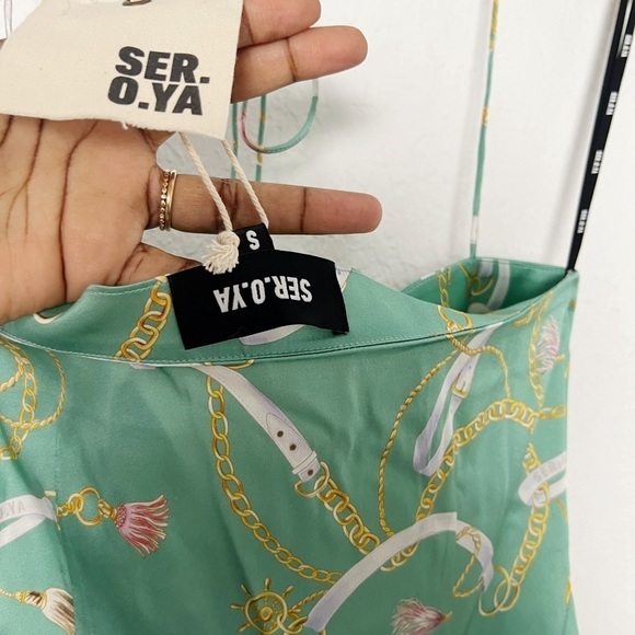 NEW SER.O.YA Farrah Silk Dress - Picture 6 of 6